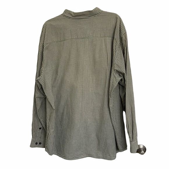 Columbia 100% Cotton Check Pattern Button Down Shirt Long Sleeve Pocket Men XXL - Picture 10 of 15